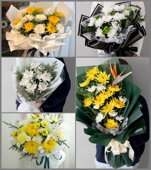 湖北武汉市新洲区双柳街道孙洪村白事花束代送